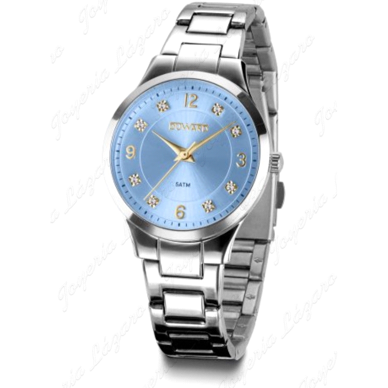 DUWARD RELOJ LADY JIN ACERO ESFERA AZUL