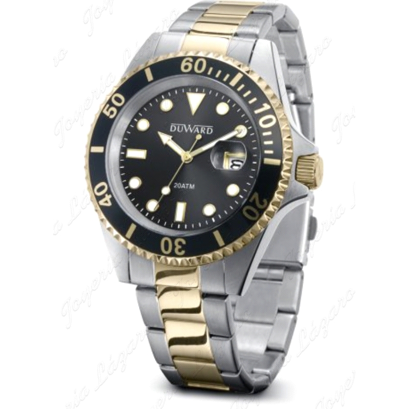 DUWARD RELOJ CAB. SPORT STORM BICOLOR, ESFERA NEGRA