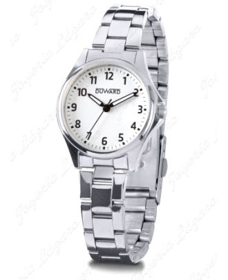 DUWARD RELOJ SRA. ACERO/BLANCO ELEGANCE STIVOLL