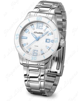 RELOJ DUWARD BLANCO CELESTE