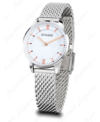 RELOJ DUWARD SRA. BLANCO/ROSA