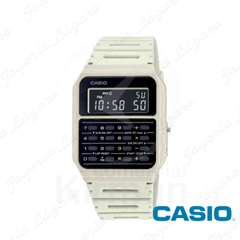 CASIO RELOJ VINTAGE CALCULADORA BLANCO