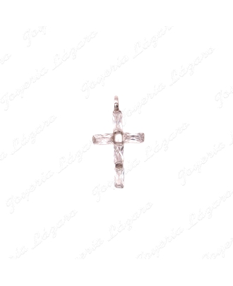 PLATA/SWAROVSKI CRUZ BAGUETTE