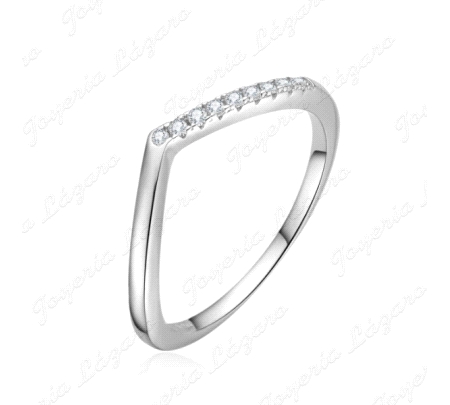 SORTIJA PLATA FORMA PICO MITAD MICROENGASTE