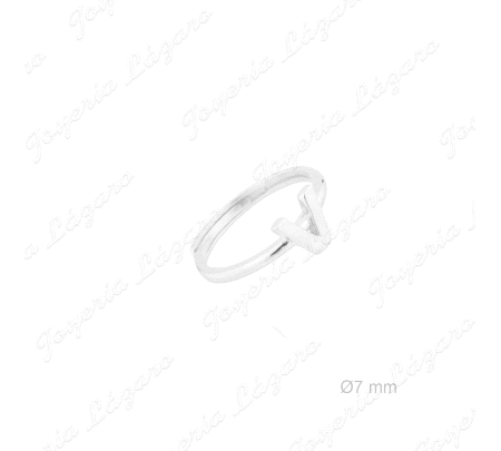 SORTIJA PLATA LETYRA V