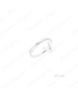 SORTIJA PLATA LETYRA V