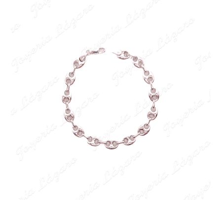 PULSERA PLATA CALABROTE 8X10