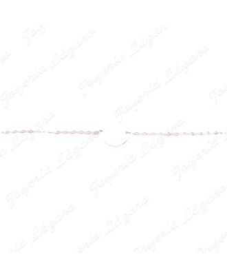 PULSERA PLATA ROLO 3MM +DISCO CHAPA 18MM