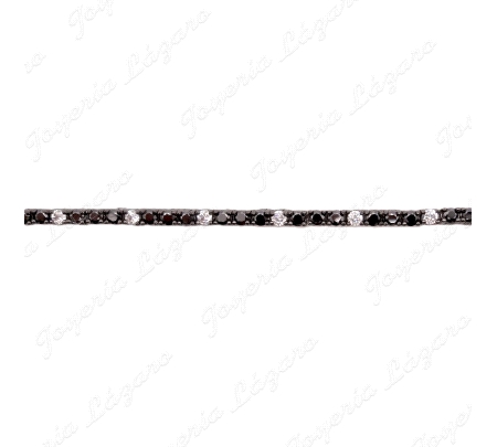 PULSERA PLATA CUADRADOS CON BOLITAS GALLONADAS