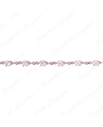 PULSERA PLATACIRCONITAS 4 GARRAS+CIRCONITAS BOCEL ENTRE PIEZAS