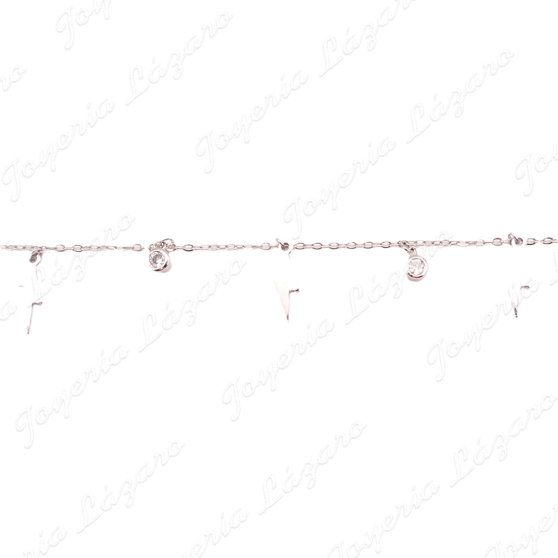 PULSERA PLATA RAYOS+CUAJOS CIRCO