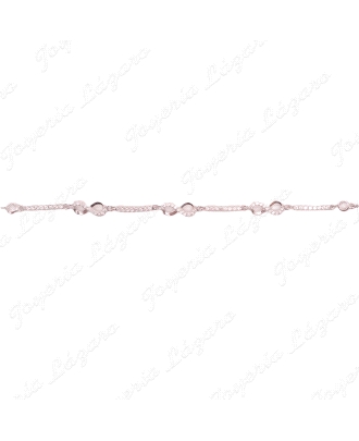 PULSERA PLATA INFINITOS, CUAJOS,TRAMOS CIRCONITAS