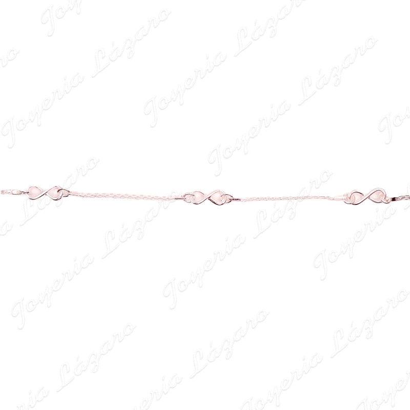 PULSERA PLATA BISMARK+ 3 INFINITOS