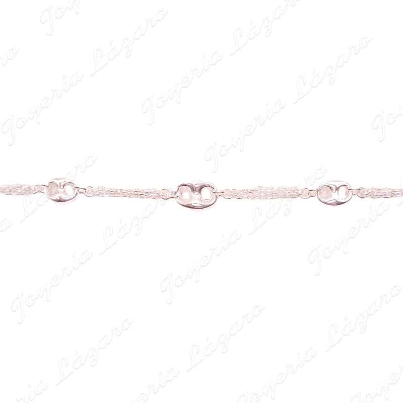 PULSERA PLATA 3 CALABROTES