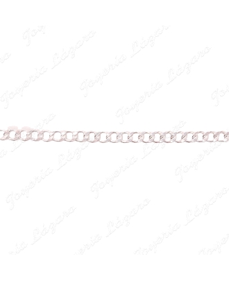 PULSERA PLATA BARBADA  4MM