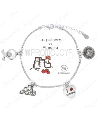 PULSERA PLATA  ERES LO MAS PROVINCIA ALMERIA