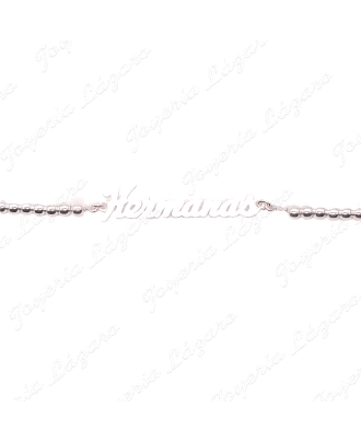 PULSERA PLATA HERMANAS