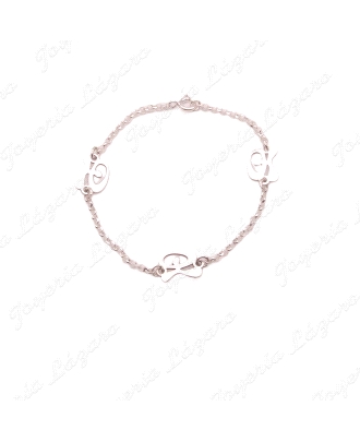PULSERA PLATA 3 INDALOS BAILON