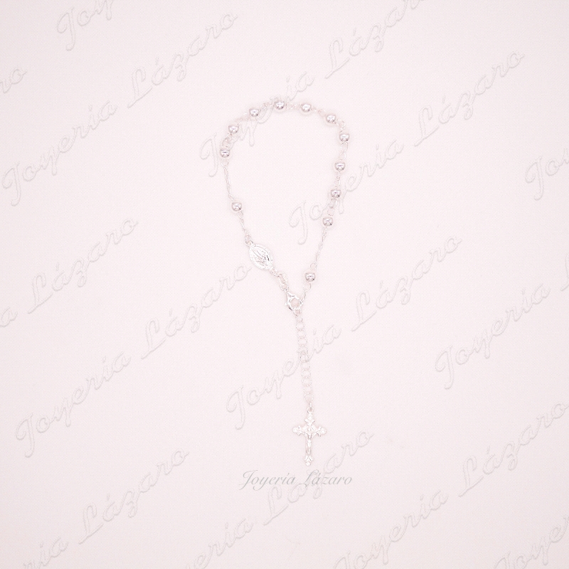 PLATA PULSERA  ROSARIO