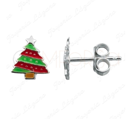PEND. PRES.. PLATA ARBOL NAVIDAD 7X8