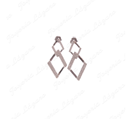PEND. LARGOS PLATA ROMBOS CIRCONITAS