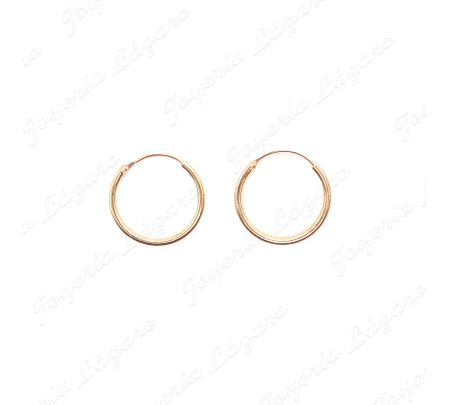 PEND. AROS PLATA  CHAPADA ORO TUBO 2X16M