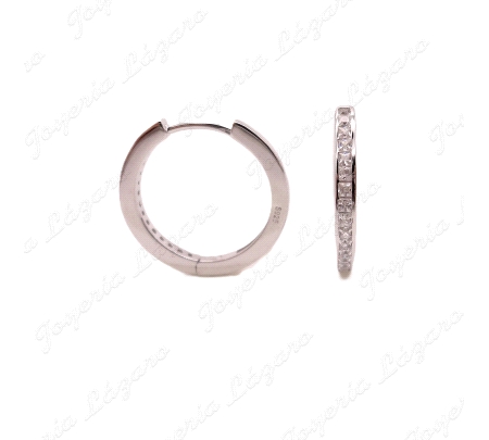 PEND. AROS PLATA CIRCO CARRIL 16X2MM