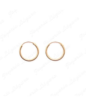 PEND. AROS PLATA TUBO 2X20MM CHAPADOS
