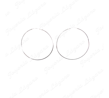 PEND. AROS PLATA 2X50MM