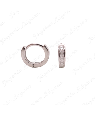 PEND. AROS PLATA CIRCONITAS 12MM