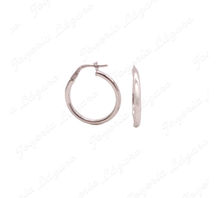 PEND. AROS PLATA TUBO 15X2MM