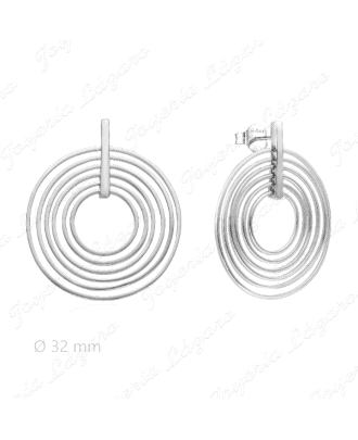 PEND. AROS PLATA MAYOR A MENOR TIPO  ESPIRAL