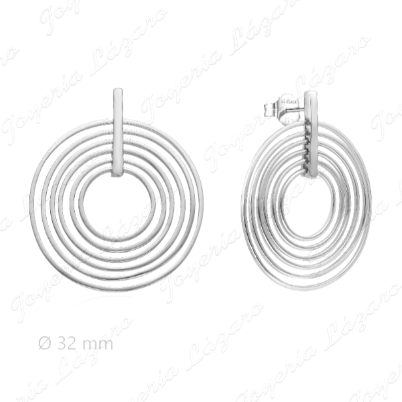 PEND. AROS PLATA MAYOR A MENOR TIPO  ESPIRAL