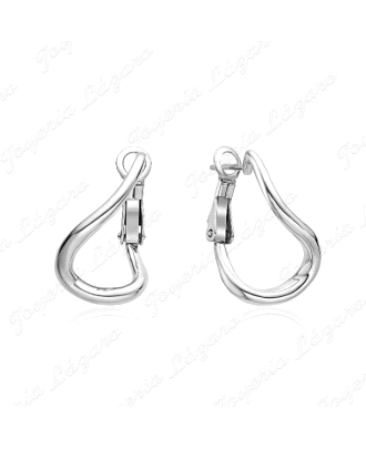 PEND. AROS PLATA RETORCIDOS LISOS BRILLO