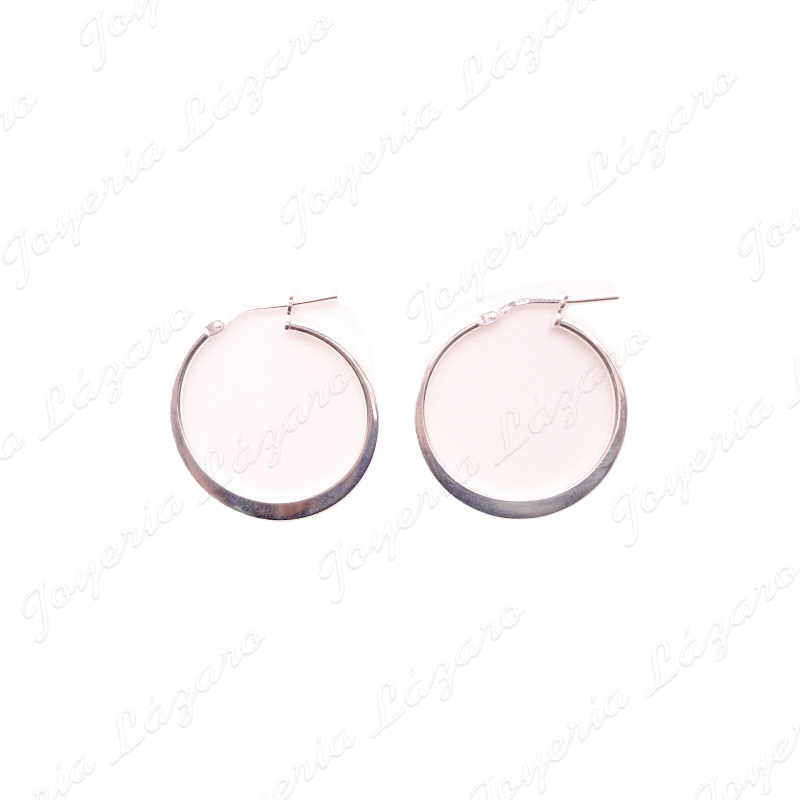 PEND. AROS PLATA   PLANOS LISOS 26MM