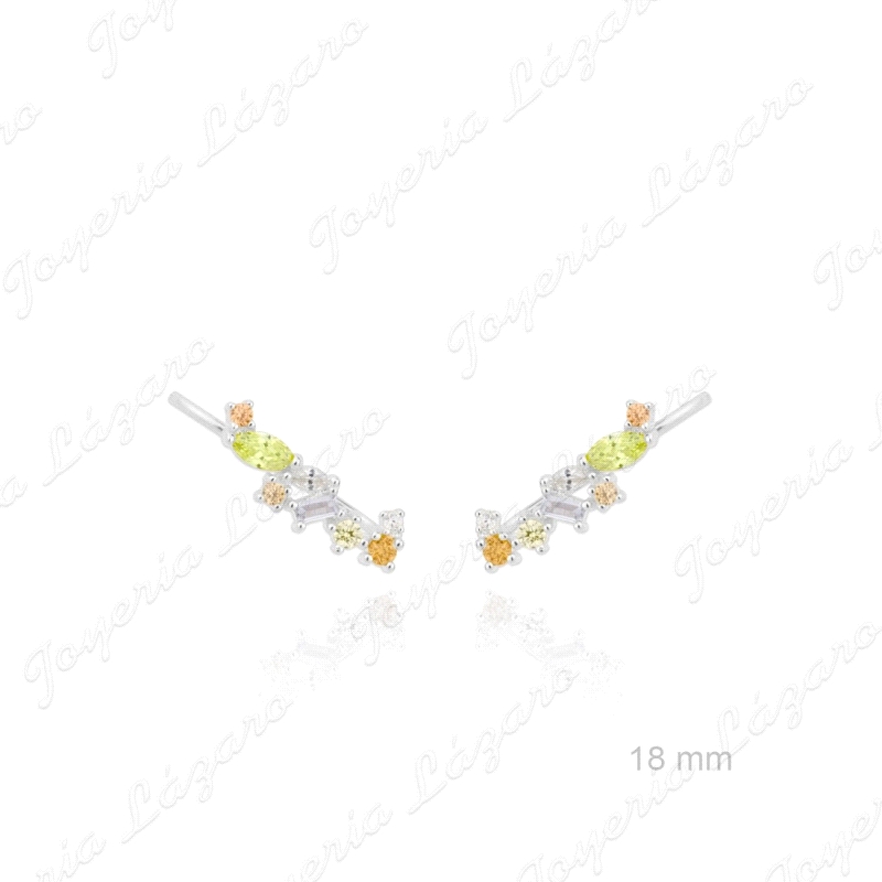 PEND. PLATA TREPADOR CIRCOS COLORES