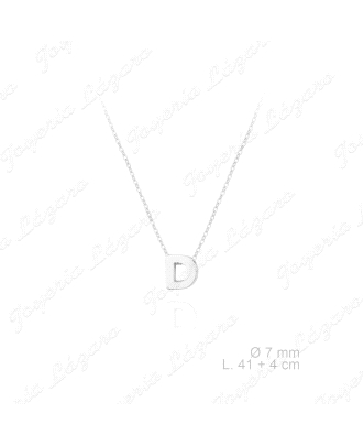 GARGANTILLA PLATA INICIAL D
