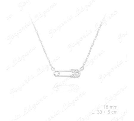 PLATA GARGANTILLA IMPERDIBLE CIRCO