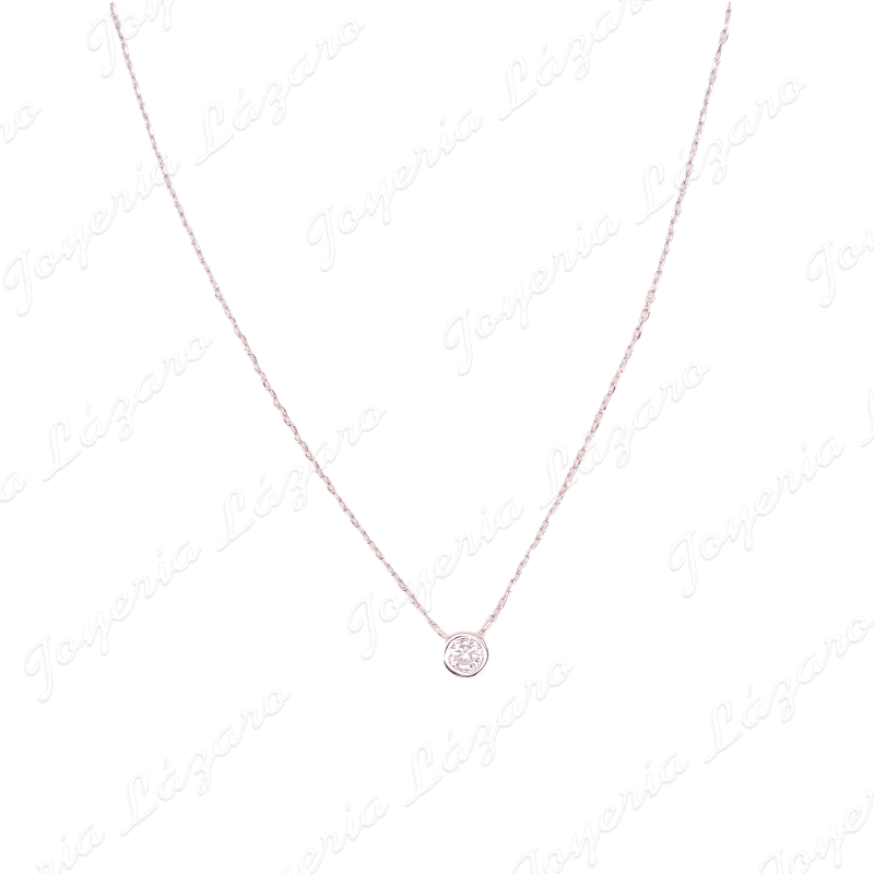 PLATA GARGANTILLA CHATON 6MM