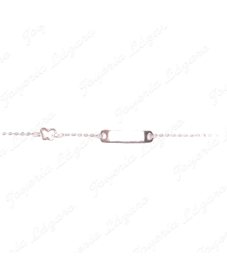 ESCLAVA PLATA  MARIPOSA CON EXTENSION