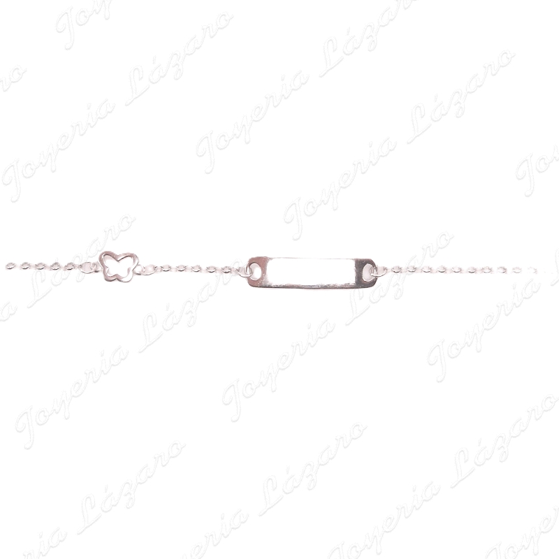 ESCLAVA PLATA  MARIPOSA CON EXTENSION