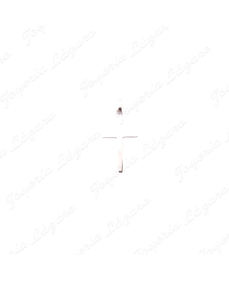 CRUZ PLATA CHAPA LISA 19X34MM