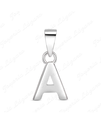 COLGANTE PLATA INICIALES 11X8MM