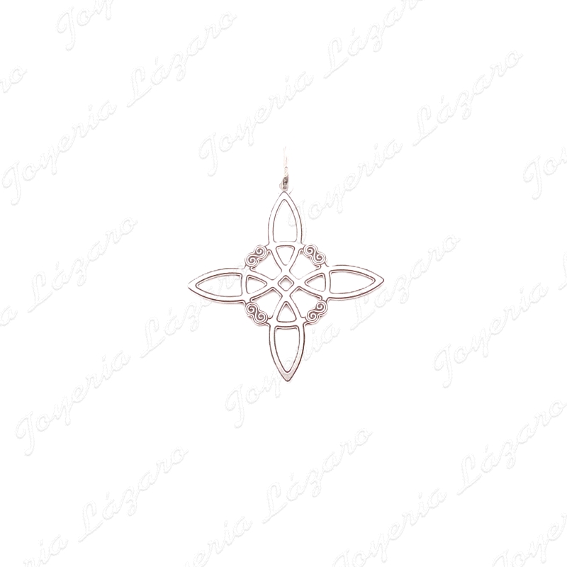 COLGANTE PLATA NUDO DE BRUJA MEDIANO