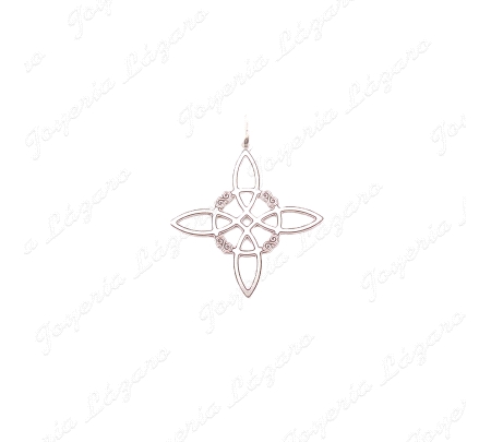 COLGANTE PLATA NUDO DE BRUJA MEDIANO