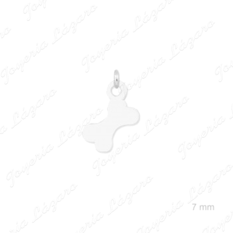 COLGANTE PLATA CHARMS HUESO