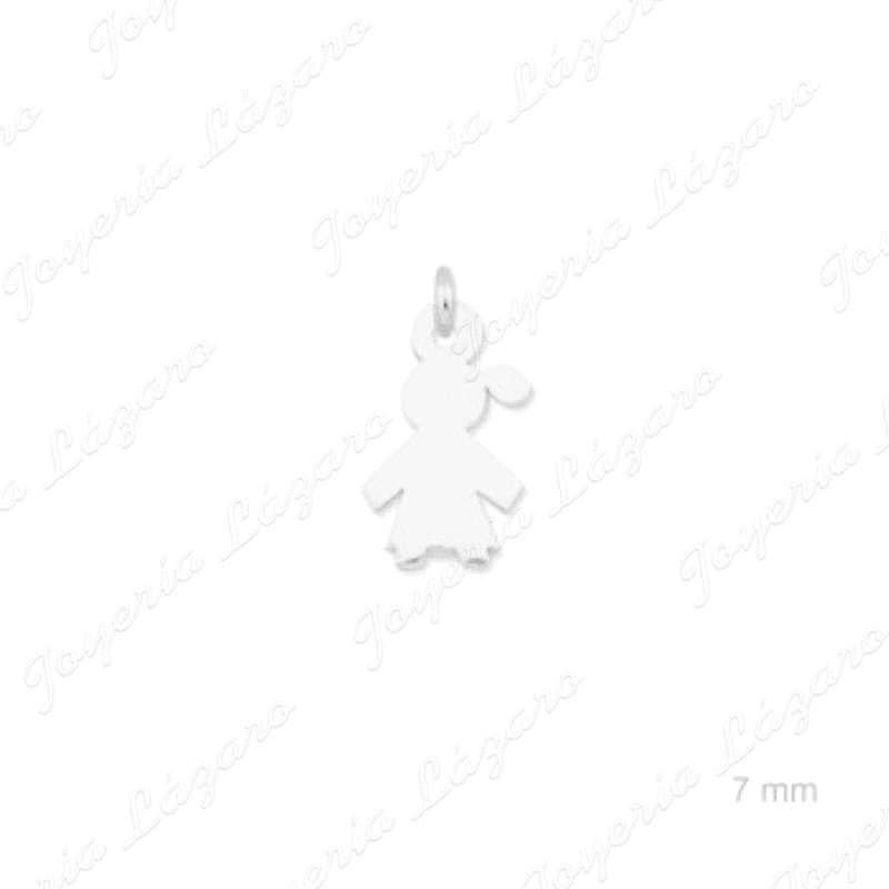COLGANTE PLATA CHARMS NIÑA