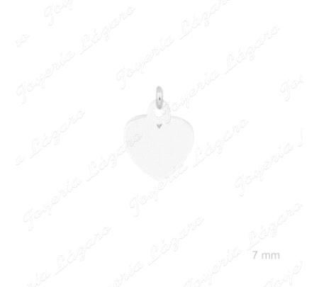 COLGANTE PLATA CHARMS CORAZON