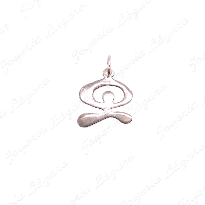 COLGANTE PLATA INDALO BAILON LISO GRD.