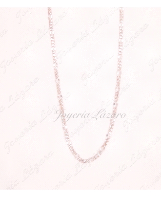 CADENA PLATA 45CM 3X1 PLANA